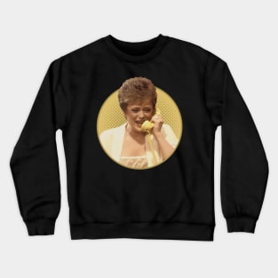 Rue McClanahan On Phone Crewneck Sweatshirt